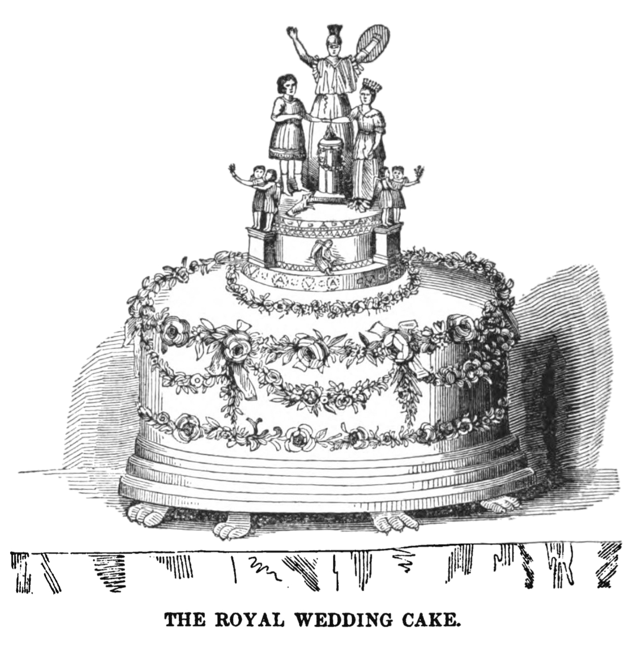 Queen Victoria's royal wedding cake